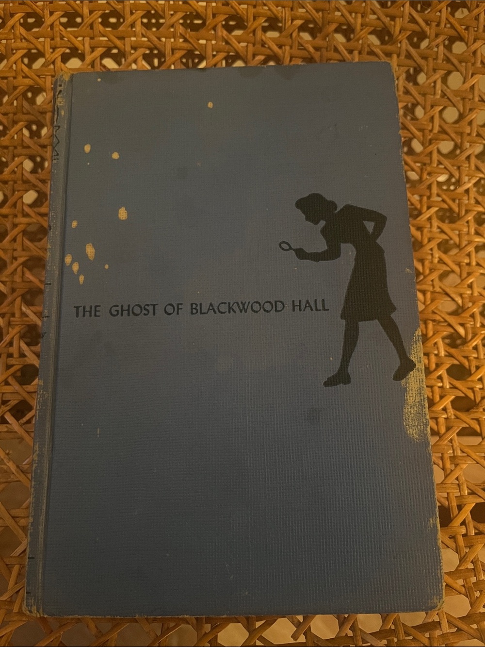 Vintage 'The Ghost of Blackwood Hall' Hardcover Book in Blue